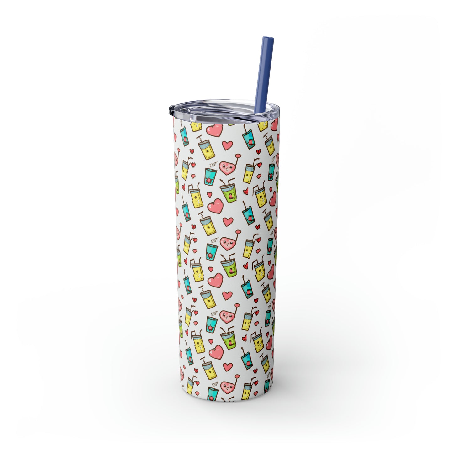 Skinny Tumbler with Straw, 20oz