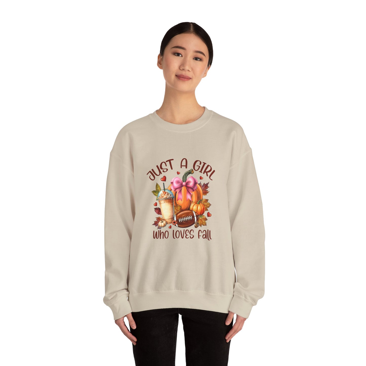 Just a Girl Who Loves Fall Sweatshirt