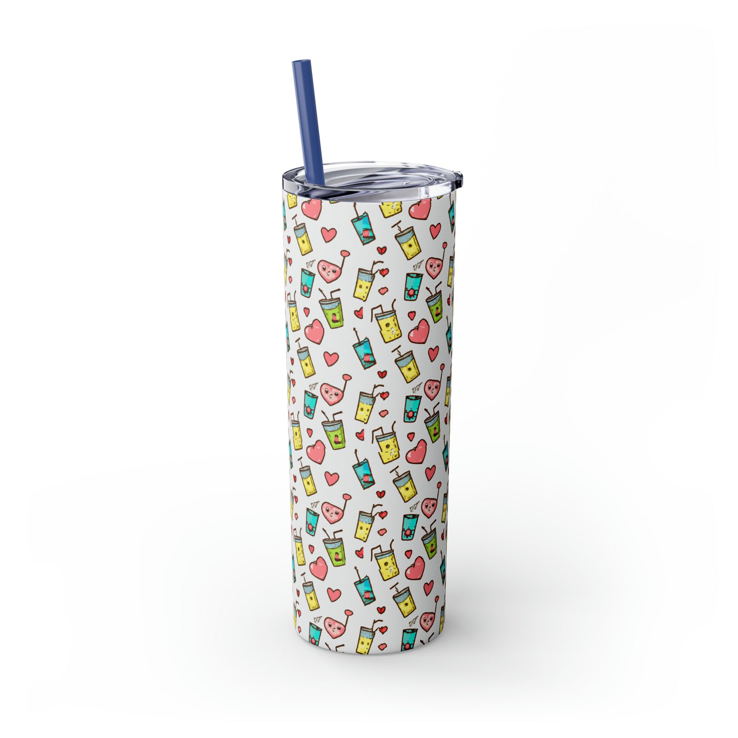 Skinny Tumbler with Straw, 20oz