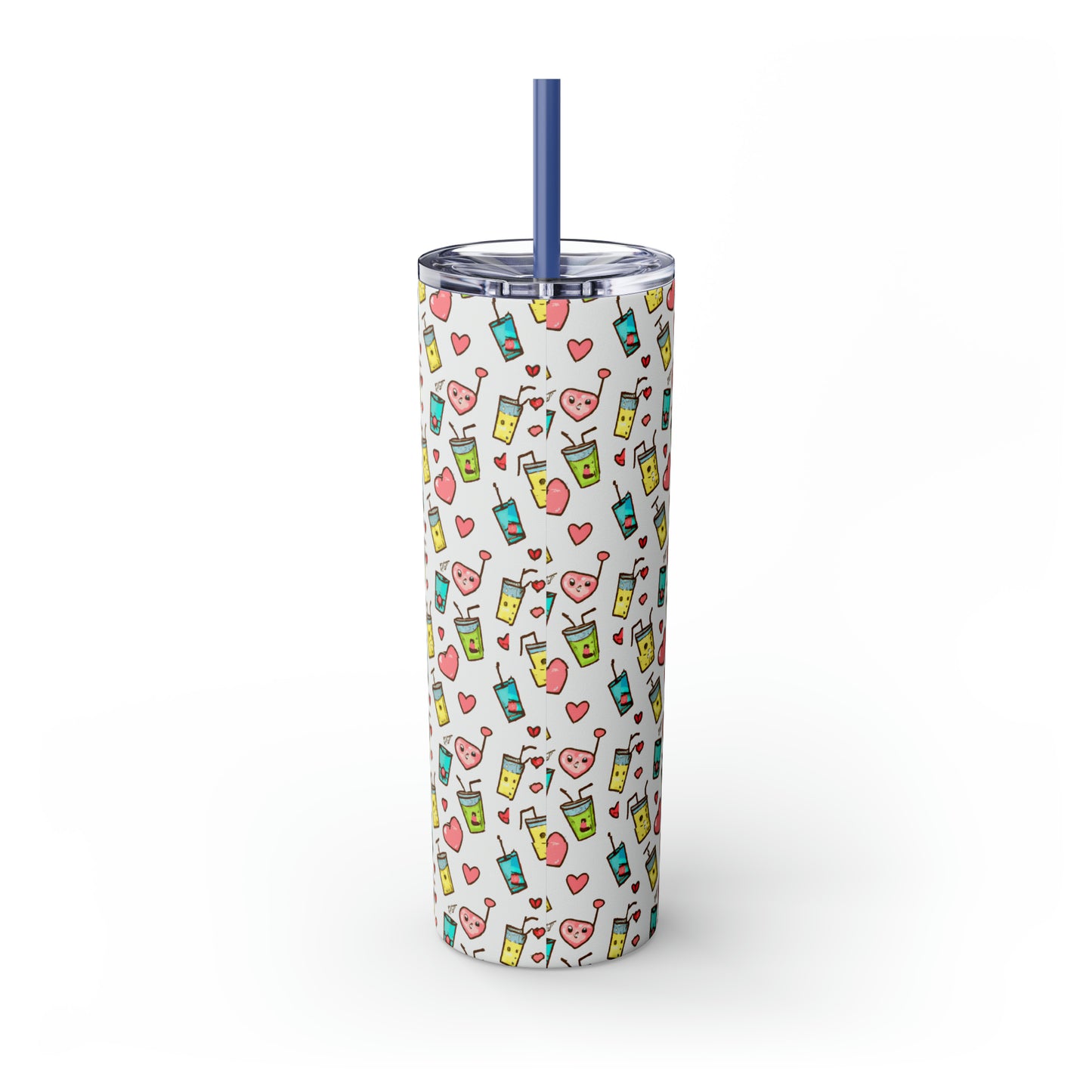 Skinny Tumbler with Straw, 20oz