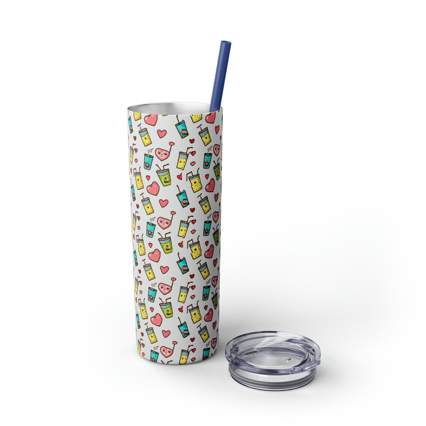 Skinny Tumbler with Straw, 20oz