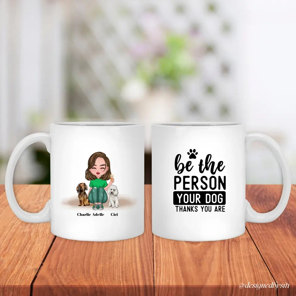 Chibi Girl and Dog