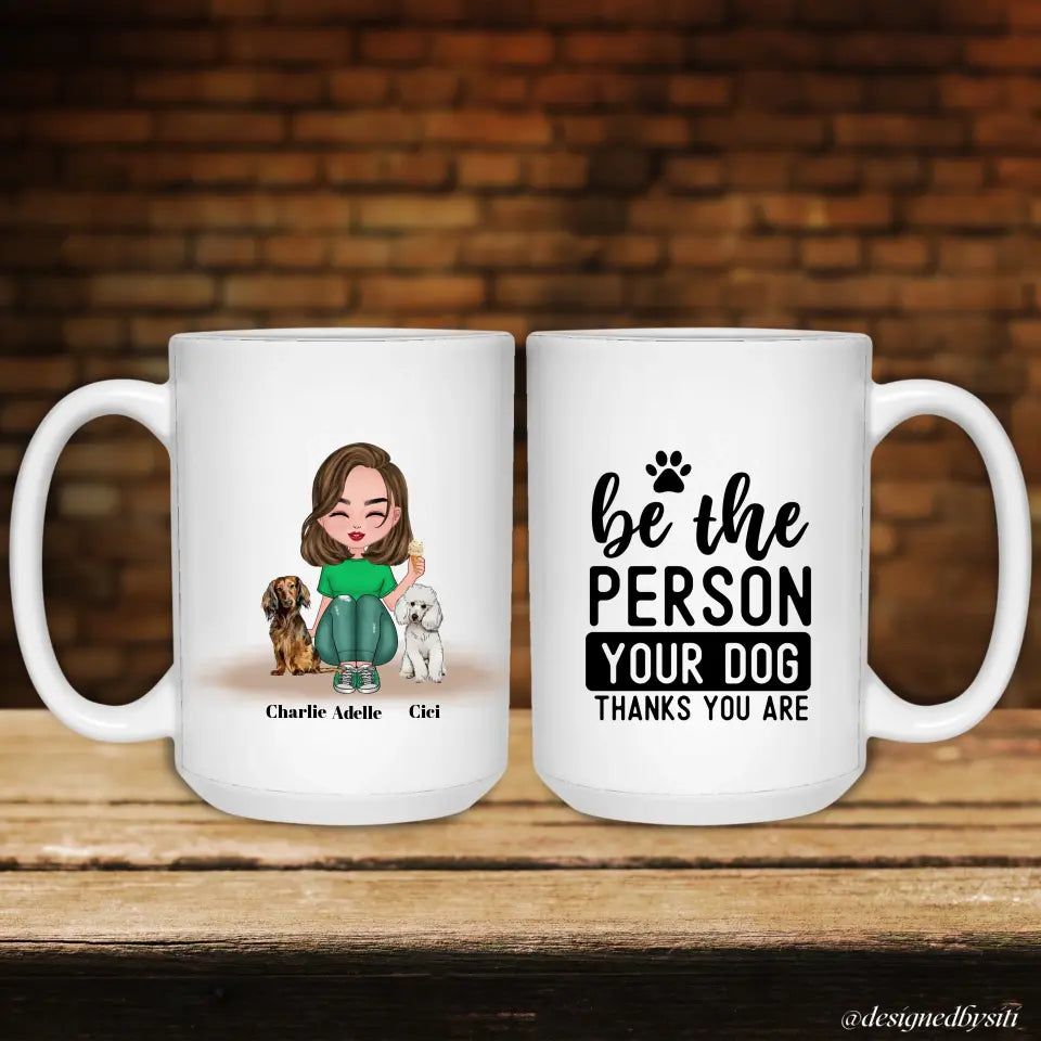 Chibi Girl and Dog