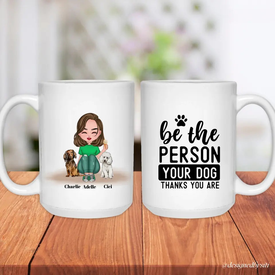Chibi Girl and Dog