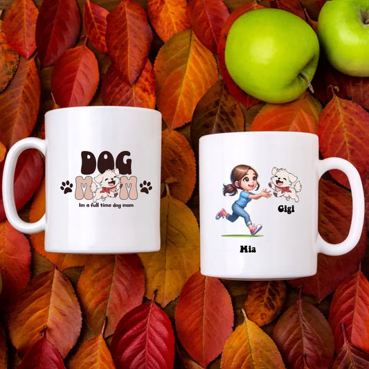 I am a Full Time Dog Mom Mug