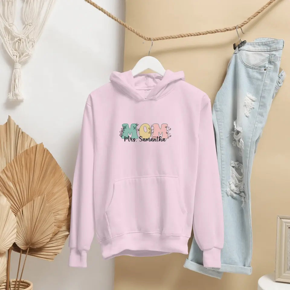 Personalised Mom Hooded Sweatshirt
