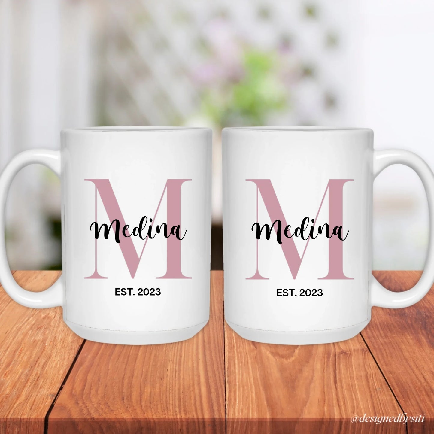 Personalised Name EST Mug