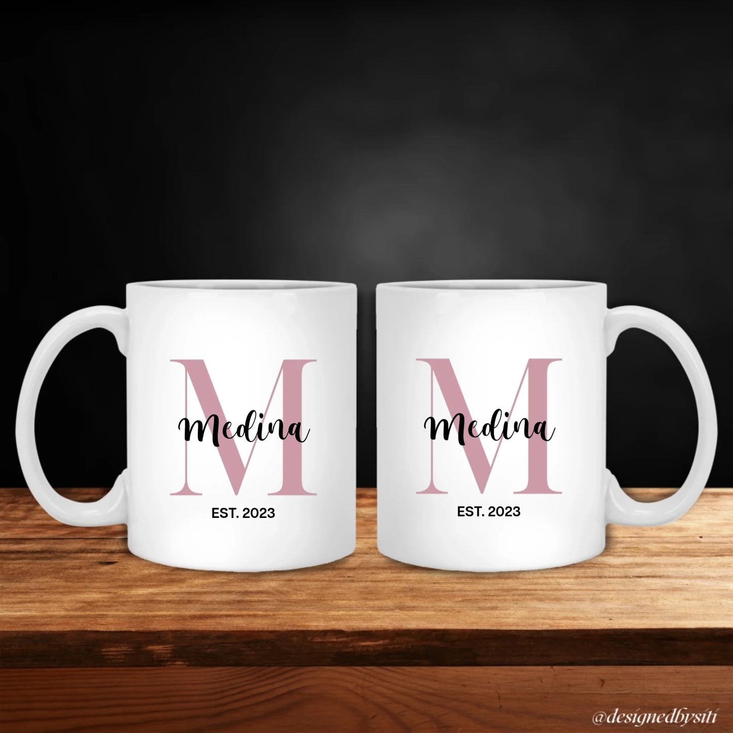 Personalised Name EST Mug