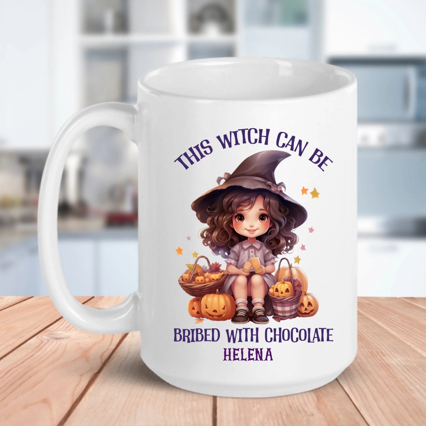 White 15oz Mug One Side 4