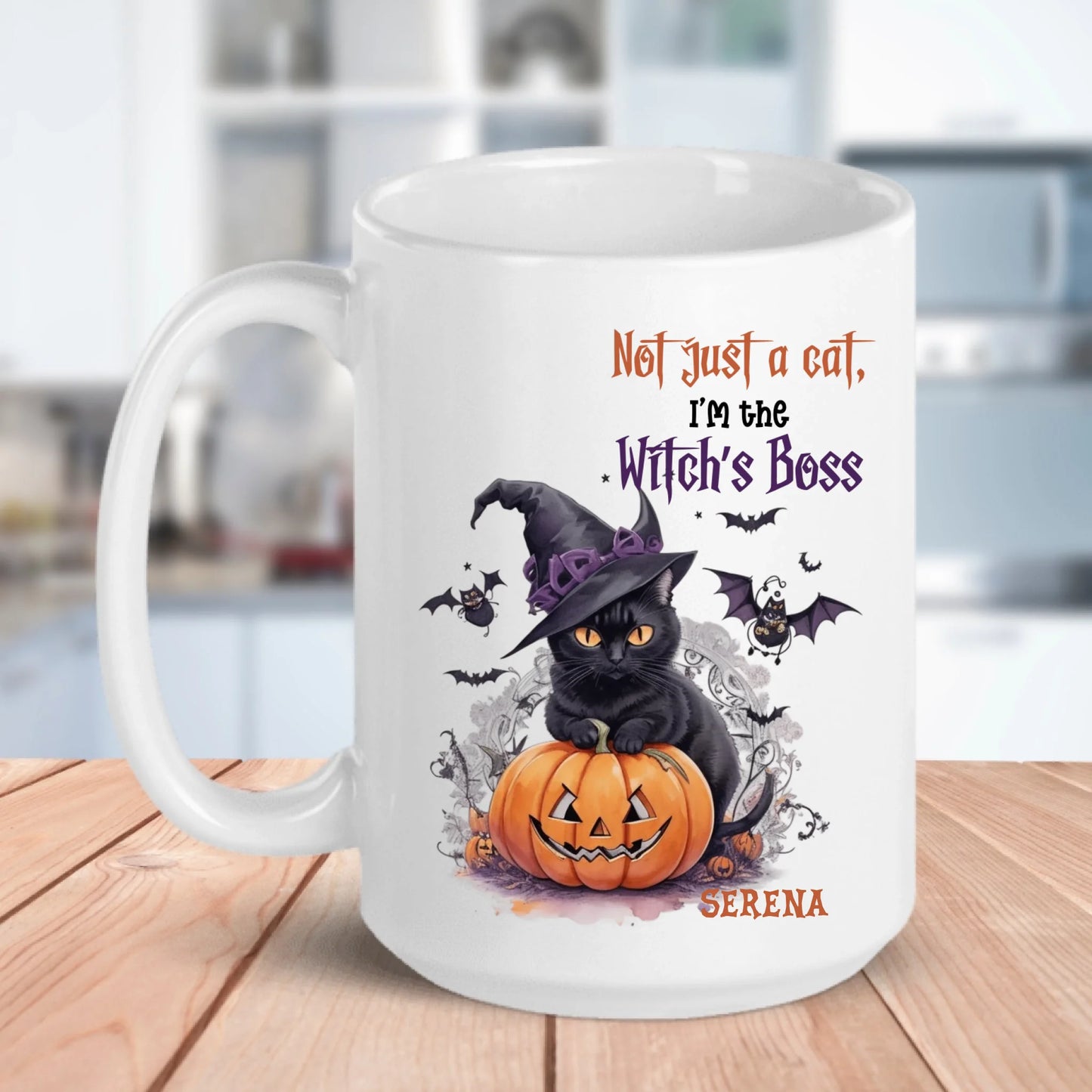 White 15oz Mug One Side 4