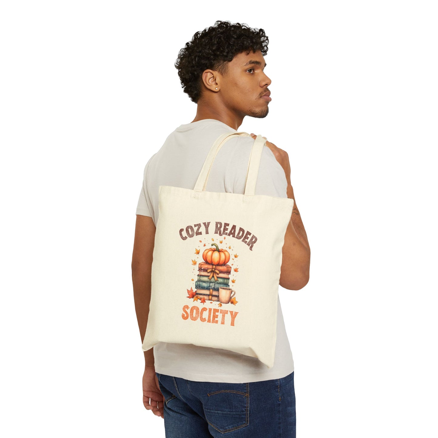 Pumpkin Books Cozy Reader Society Bag