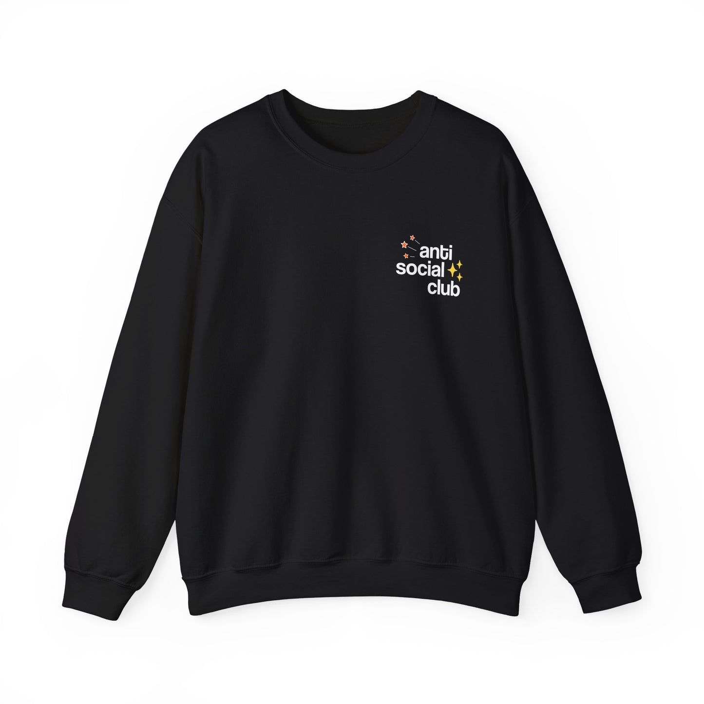 Anti Social Club Sweatshirt Black Color