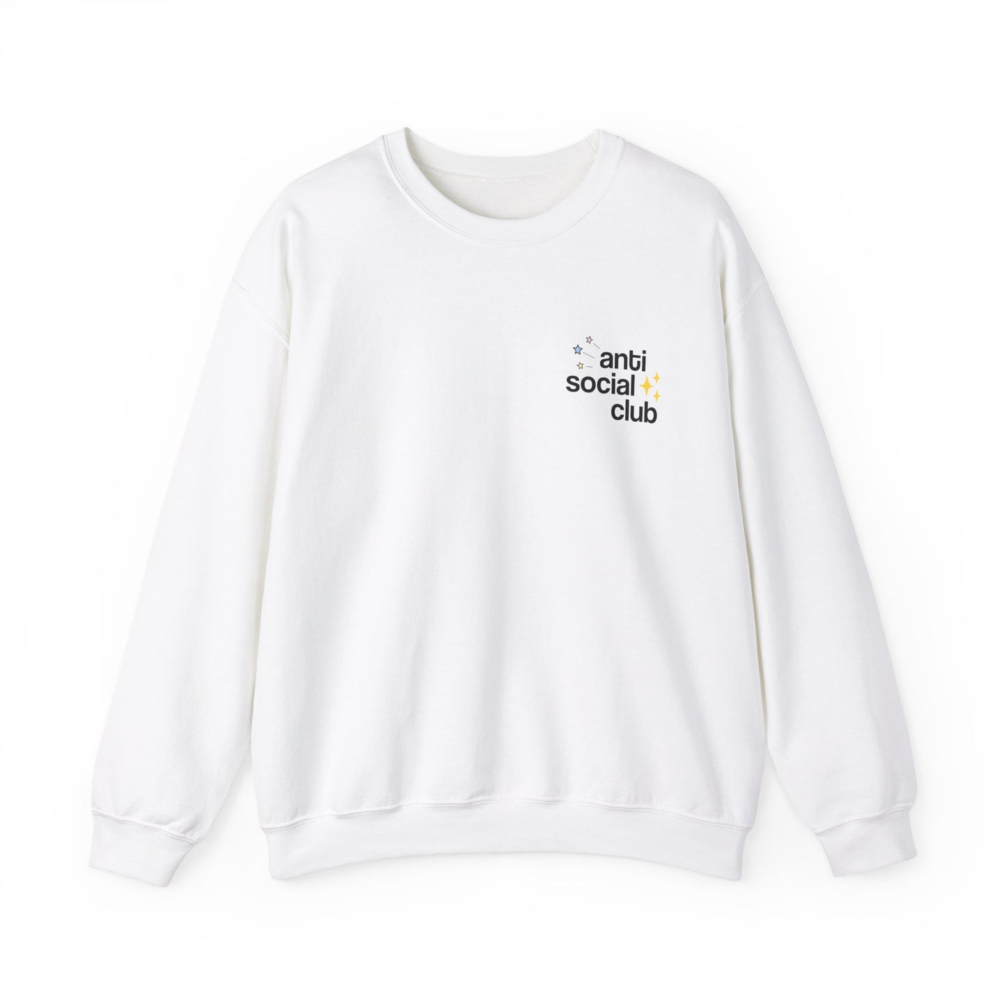 Anti Social Club Sweatshirt White Color