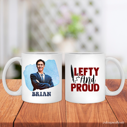 Custom 11oz and 15oz Left Hander Day Mug