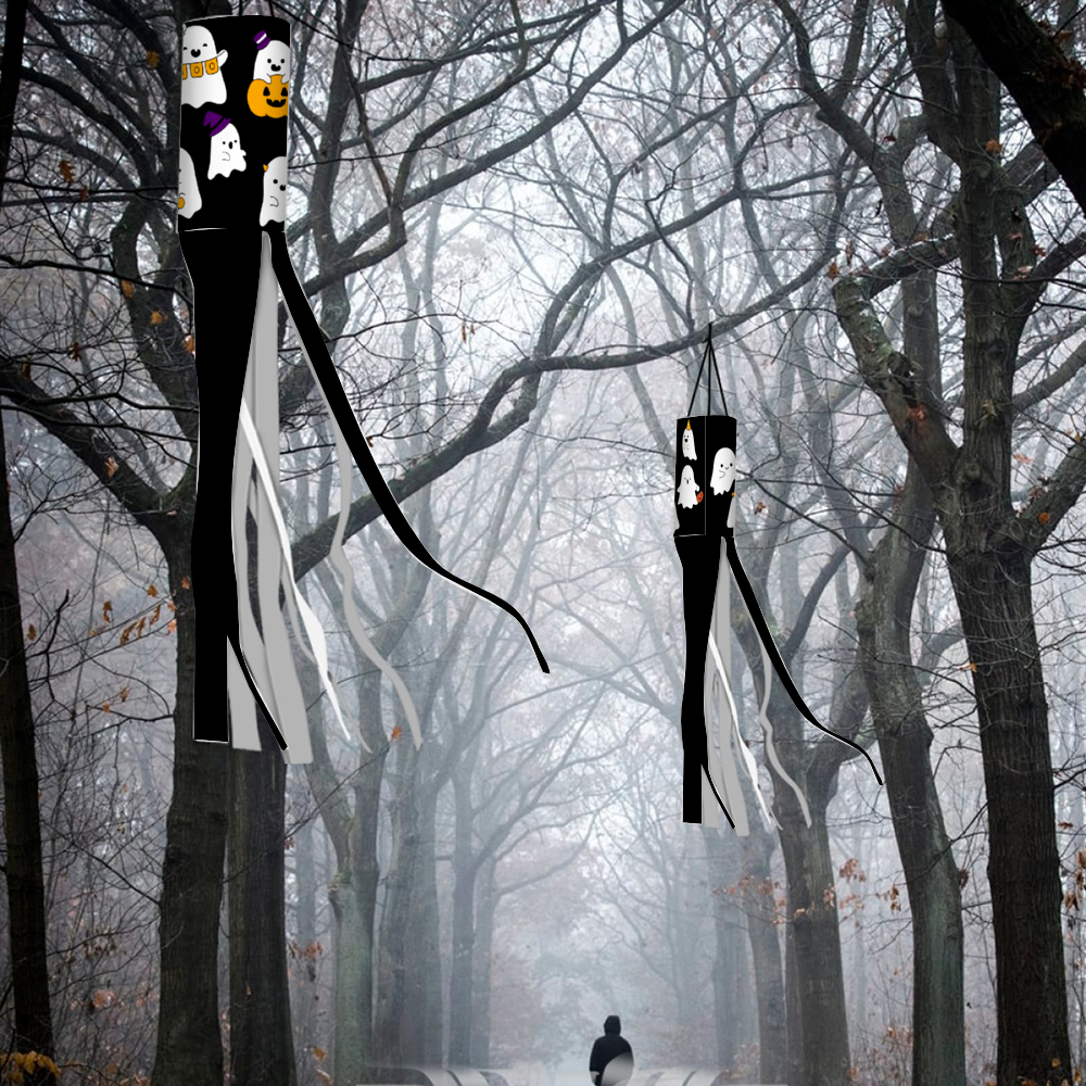 Custom Halloween Windsocks(2 pack)Festival Decoration for the Holidays DesignedbySiti
