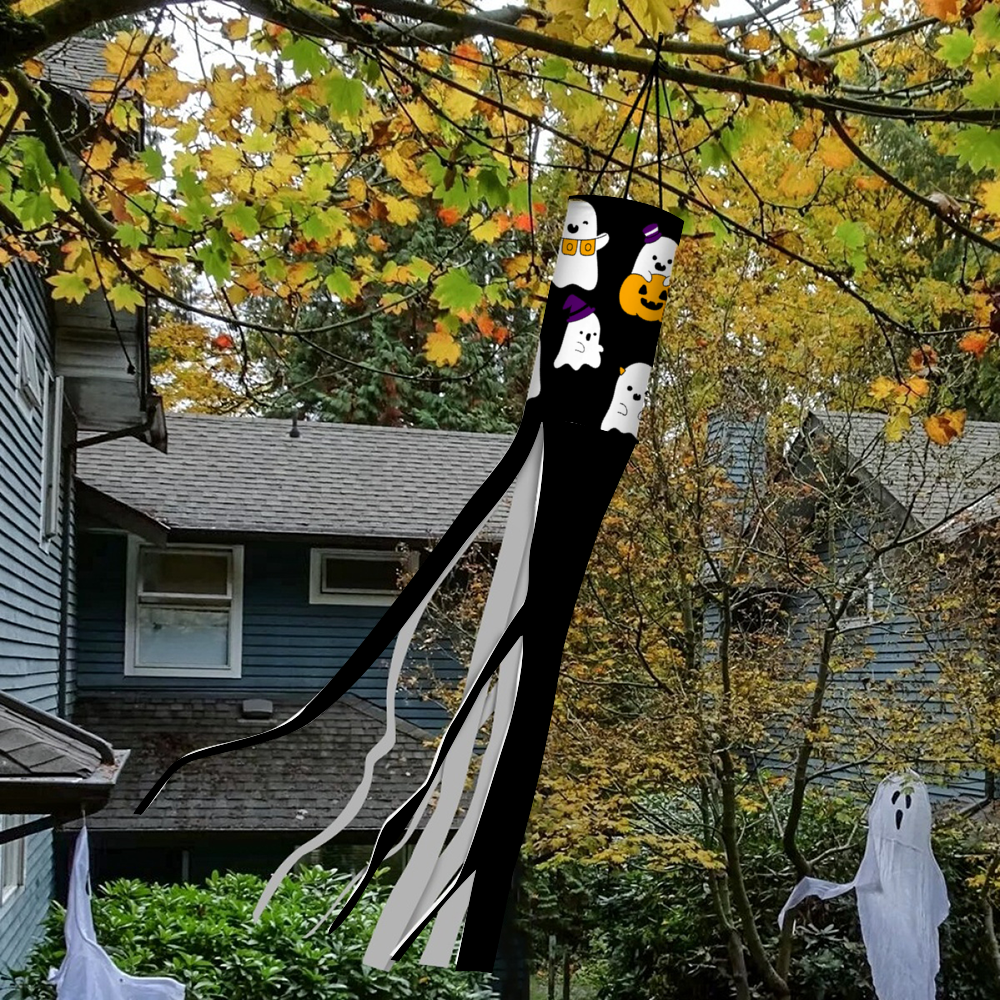 Custom Halloween Windsocks(2 pack)Festival Decoration for the Holidays DesignedbySiti