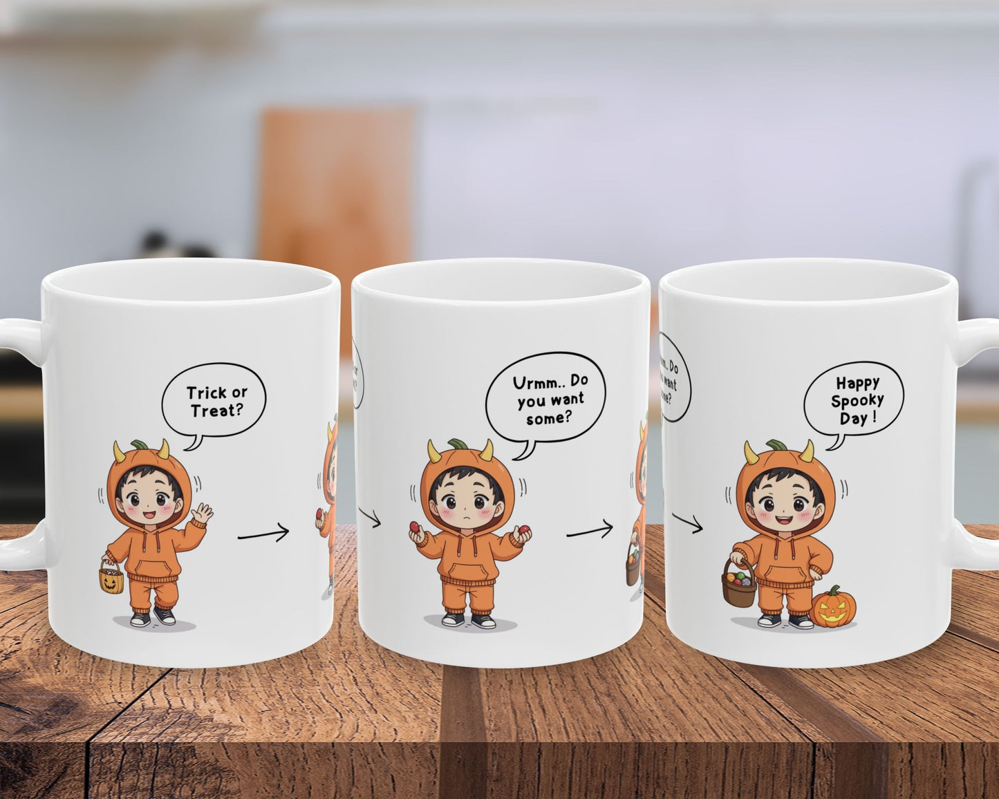 Chibi Spooky Story Mug