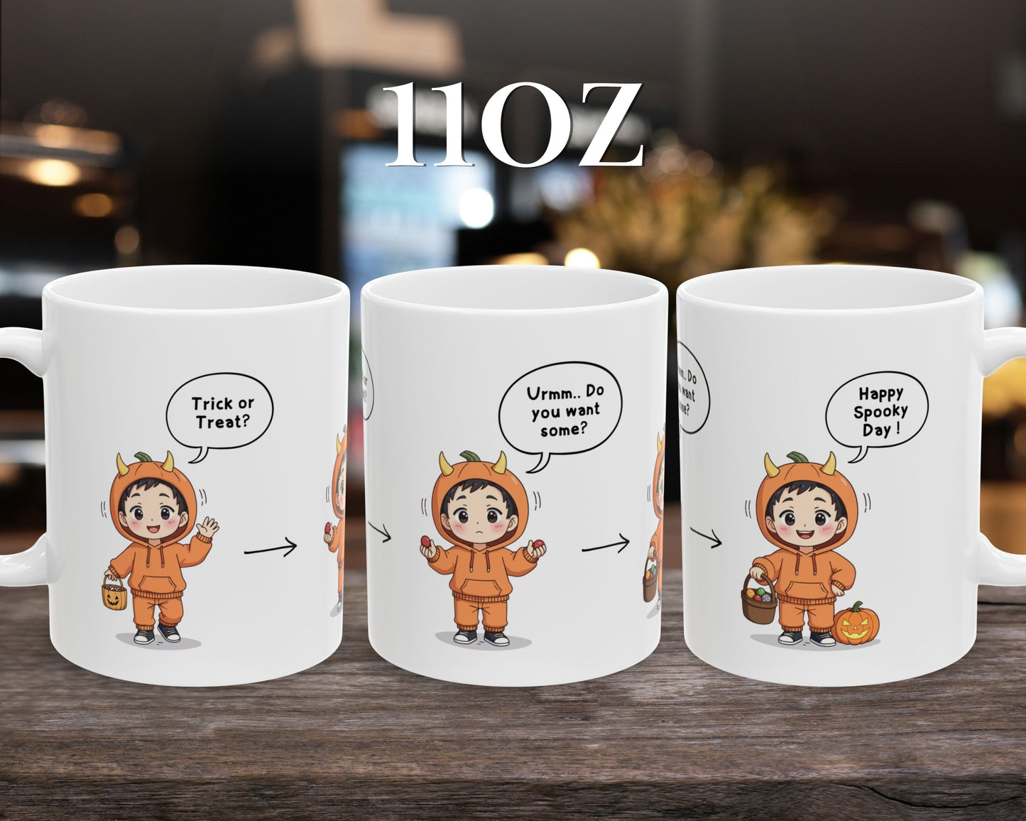Chibi Spooky Story Mug