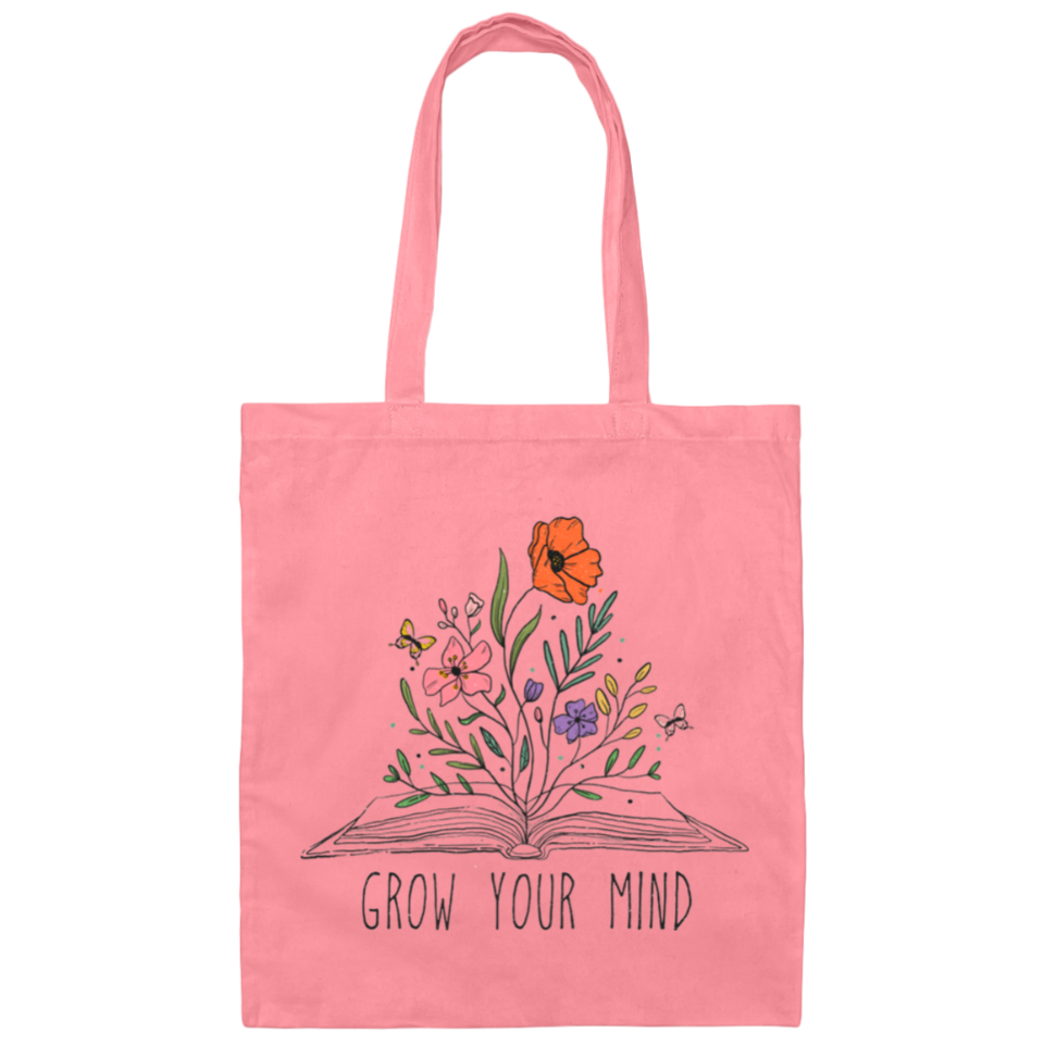 Grow Your Mind Tote Bag DesignedbySiti