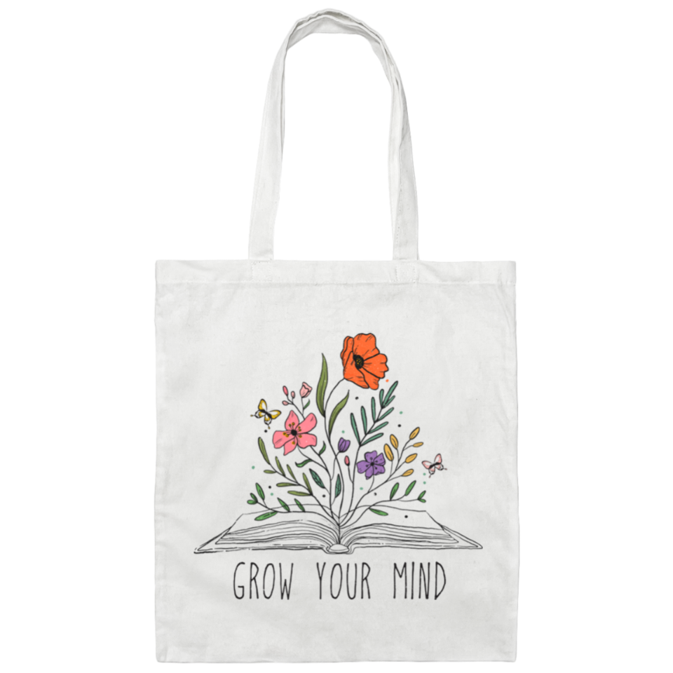 Grow Your Mind Tote Bag DesignedbySiti