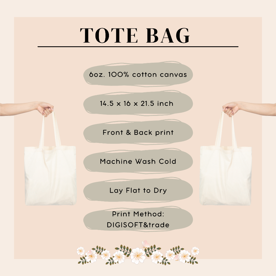 Grow Your Mind Tote Bag DesignedbySiti