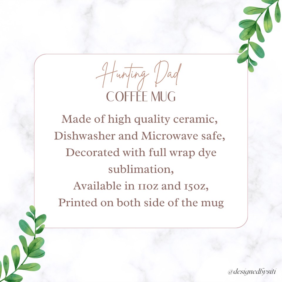 Hunting Dad but Cooler Mug DesignedbySiti