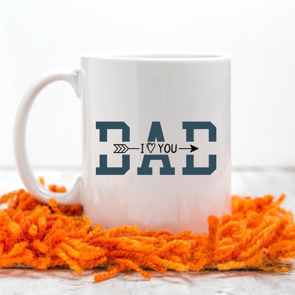 I Love You Dad Gift Mug DesignedbySiti
