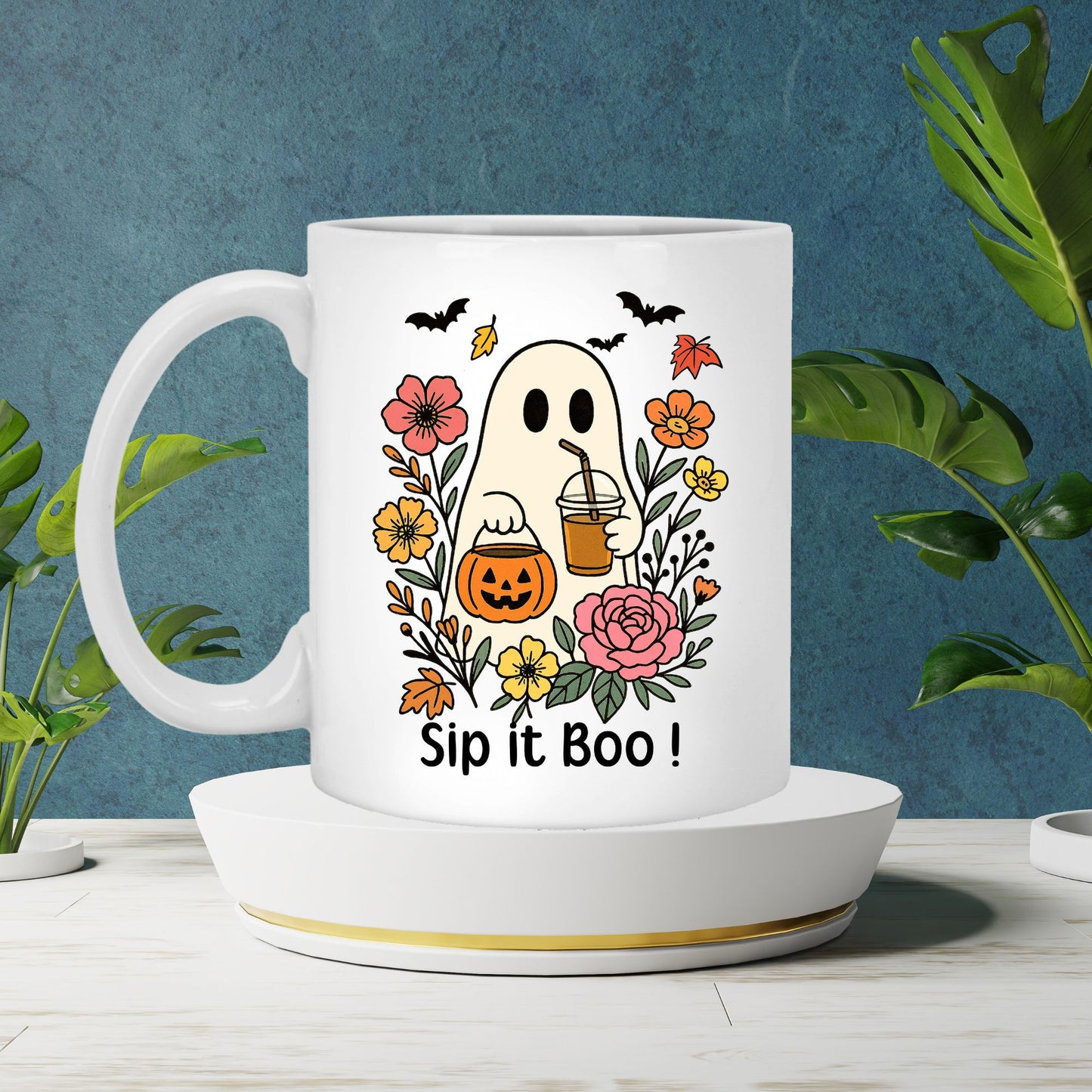 Sip It Boo Halloween Spooky Mug