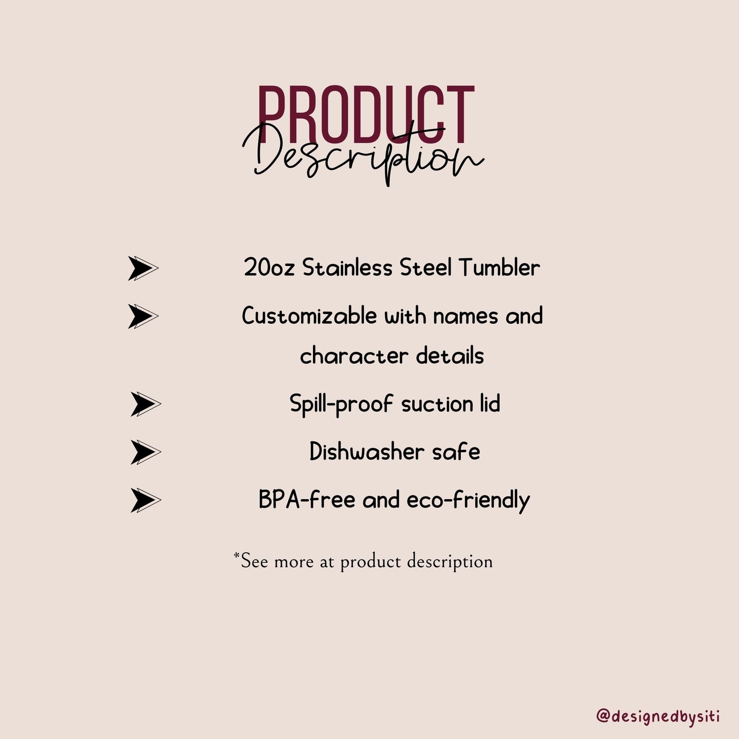 ProductDescription sister 20oz tumbler
