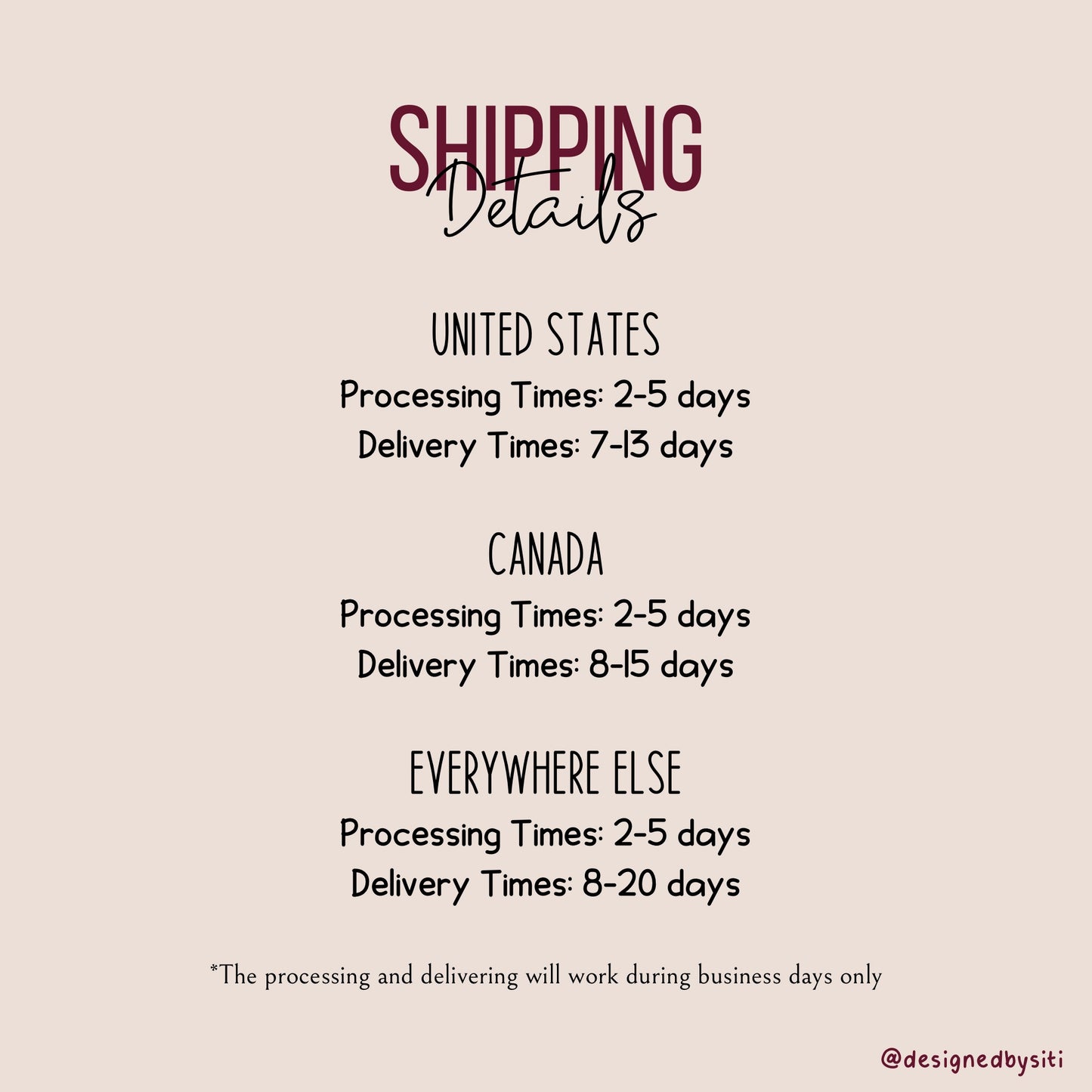 Shipping Details Floral Night Light Initials