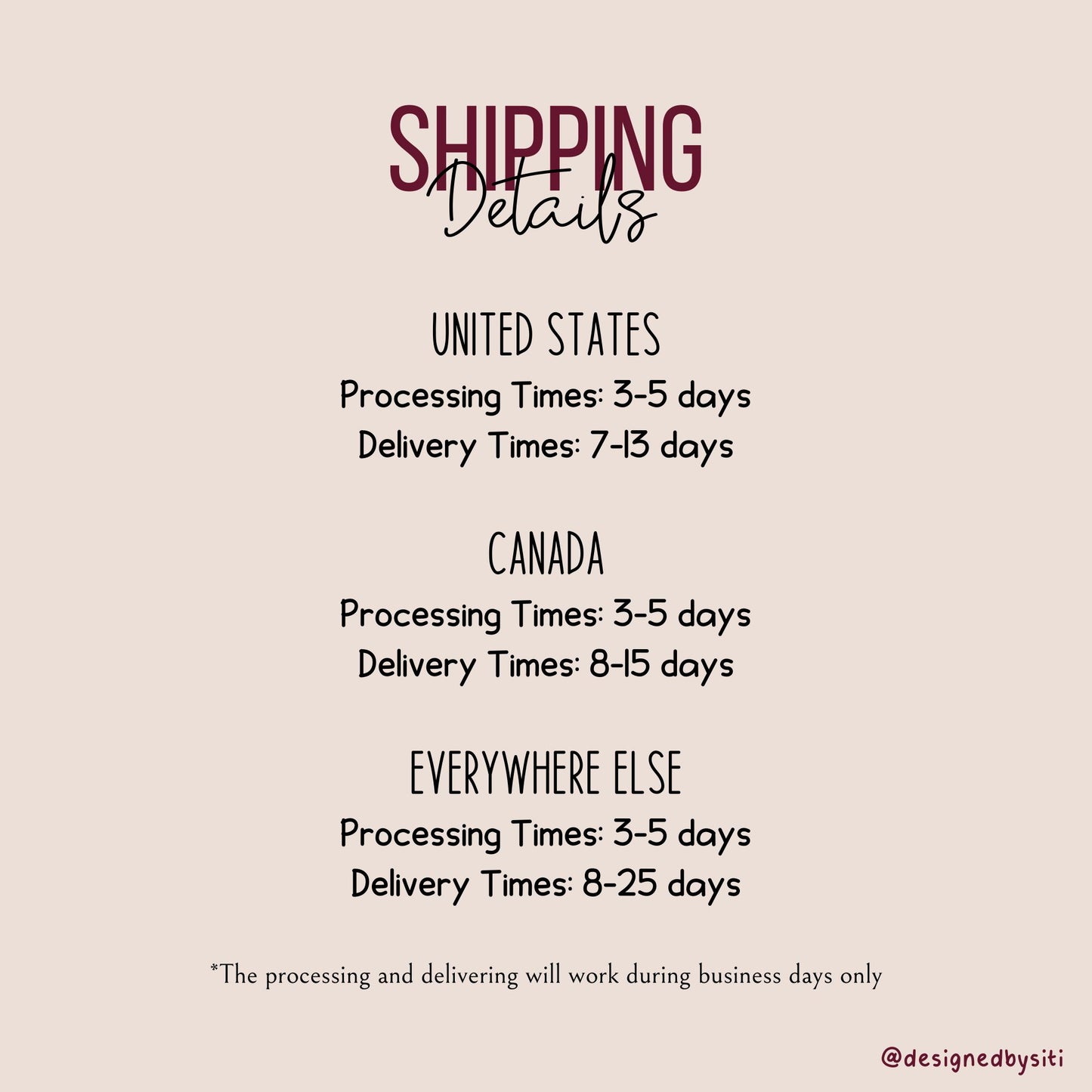 Shipping Details for Picture Puzzle Frame for Mom