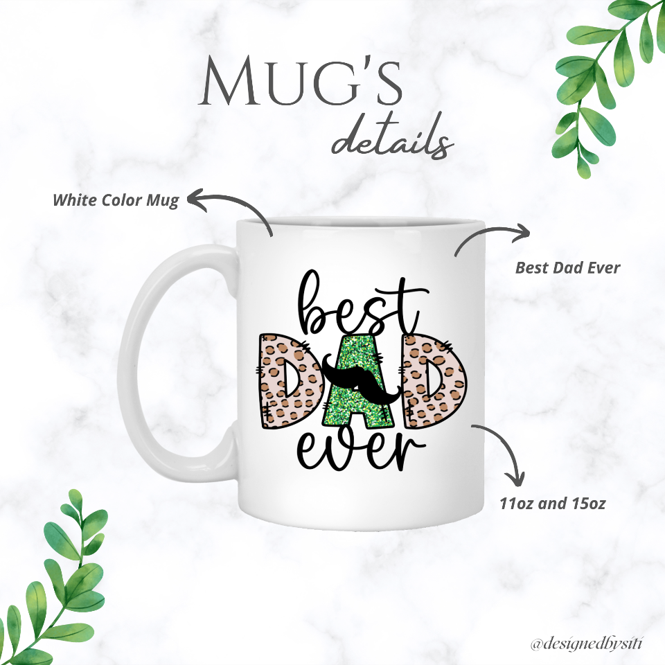 World’s Best Dad Ever Mug DesignedbySiti