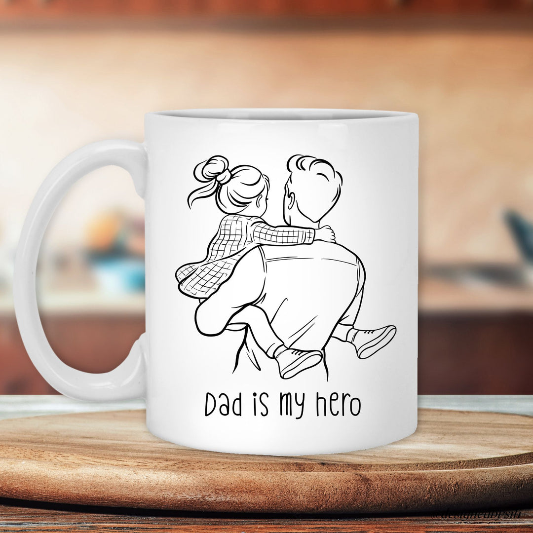 Dad is My Hero 11oz and 15oz Mug