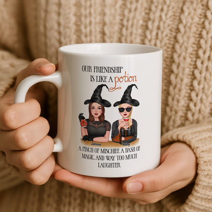 Custom Chibi Our Friendship is Like a Potion Mug