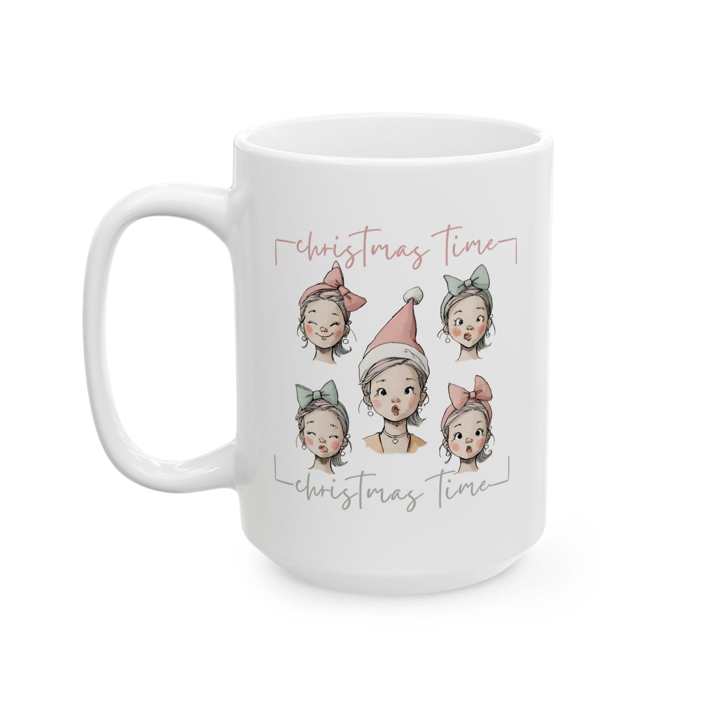 Christmas Girl Time 11oz 15oz Ceramic Mug