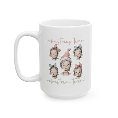 Christmas Girl Time 11oz 15oz Ceramic Mug