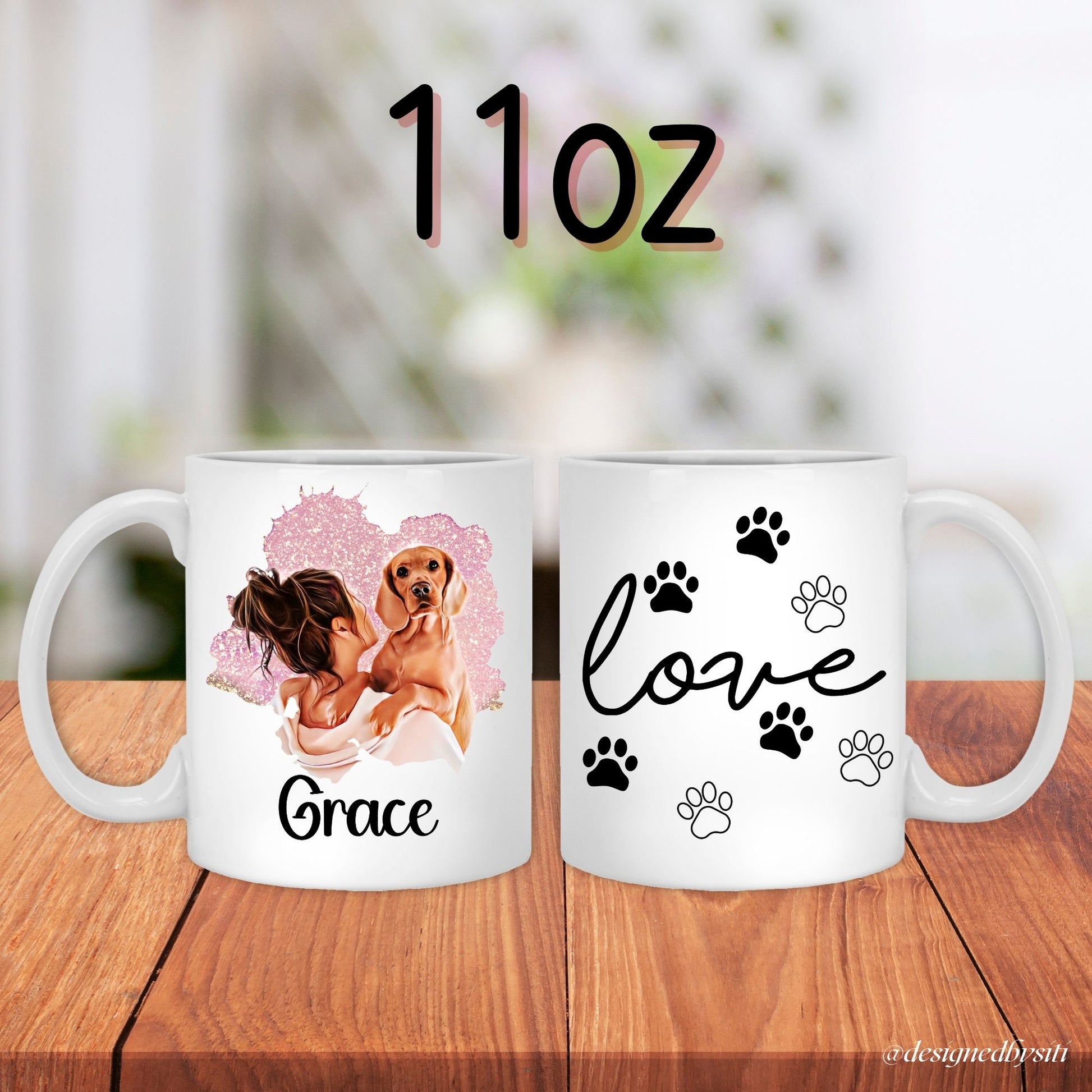 11oz Love Dog Mom Mug