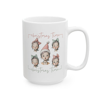 Christmas Girl Time 11oz 15oz Ceramic Mug