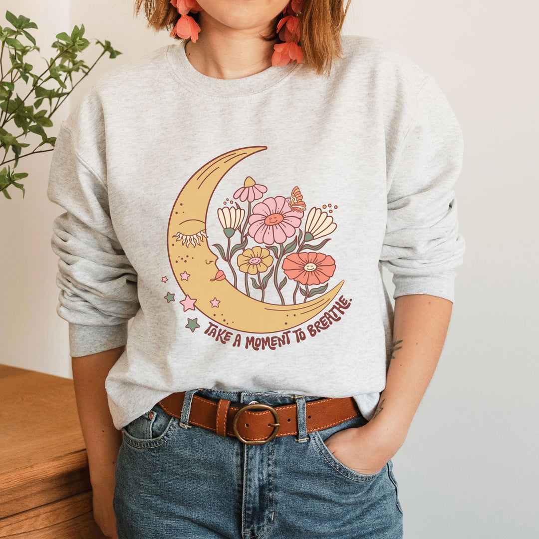 Take a Moment to Breathe Boho Sweatshirt