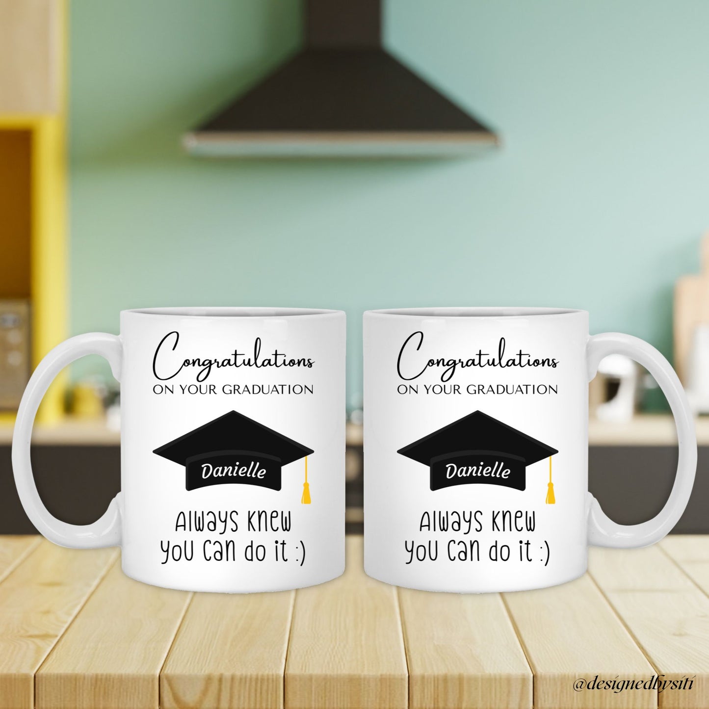 Personalised Congratulations on Your Graduation Mug
