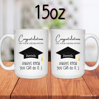 Personalised Congratulations on Your Graduation Mug