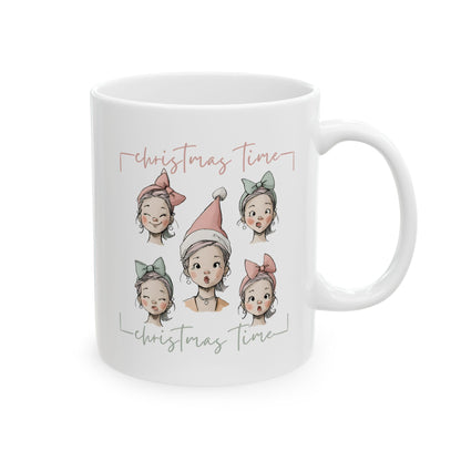 Christmas Girl Time 11oz 15oz Ceramic Mug