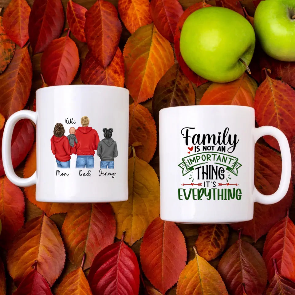 Personalised Happy Family Mug