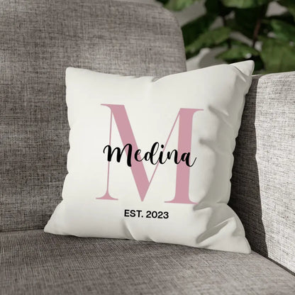 Personalised Name EST Pillow