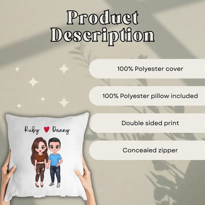 Personalised Couple Pillow