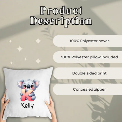 Custom Baby Alphabet Pillow