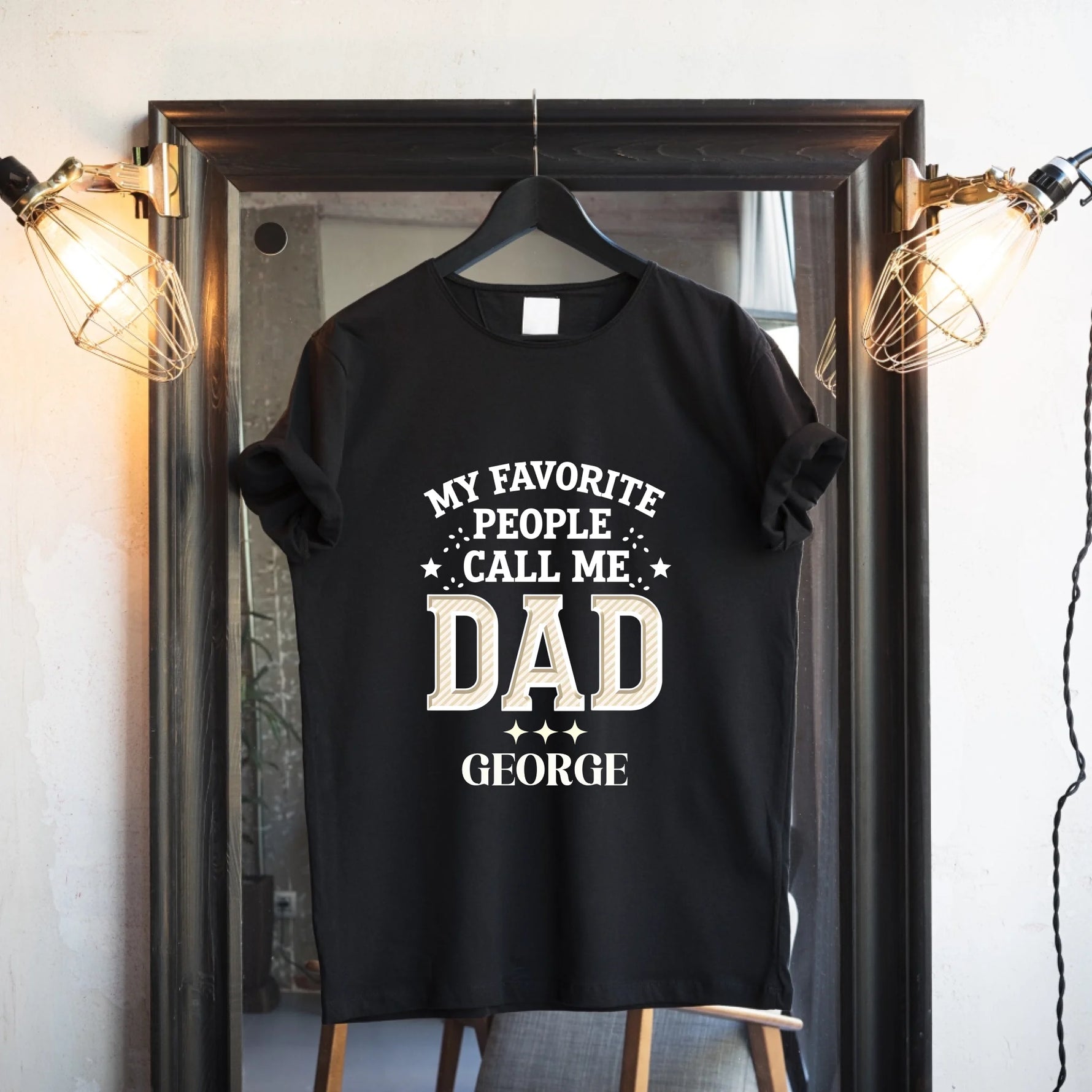 T-Shirt Dark Color Mockup - B2