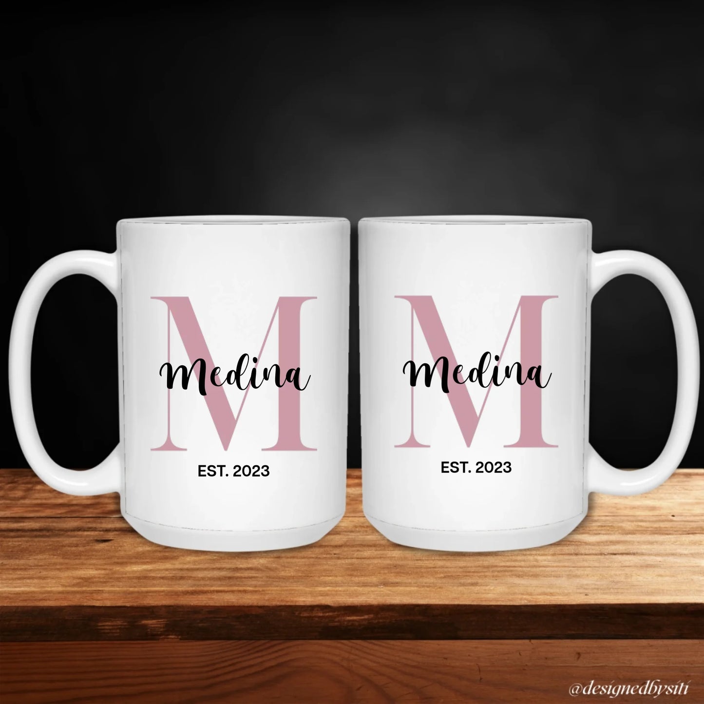 Personalised Name EST Mug