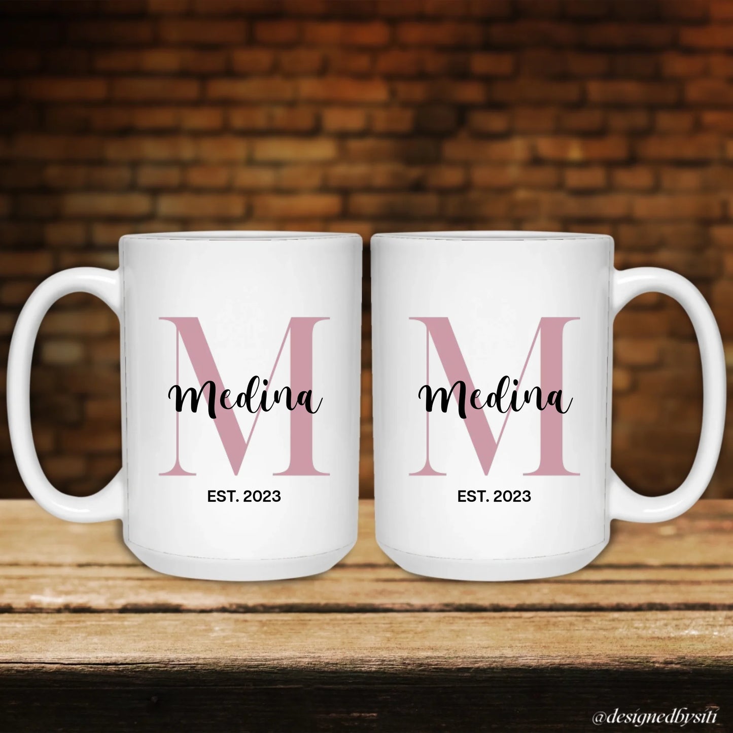 Personalised Name EST Mug