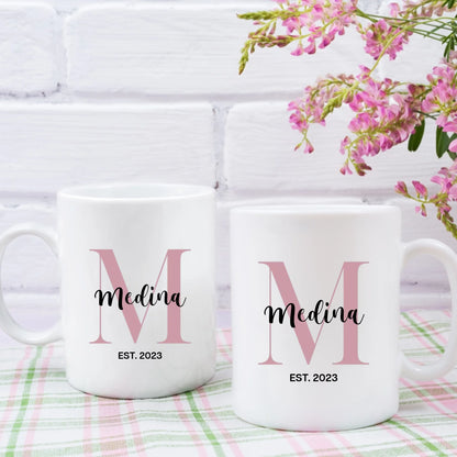 Personalised Name EST Mug